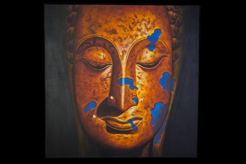 Obraz na plátně s Buddhou