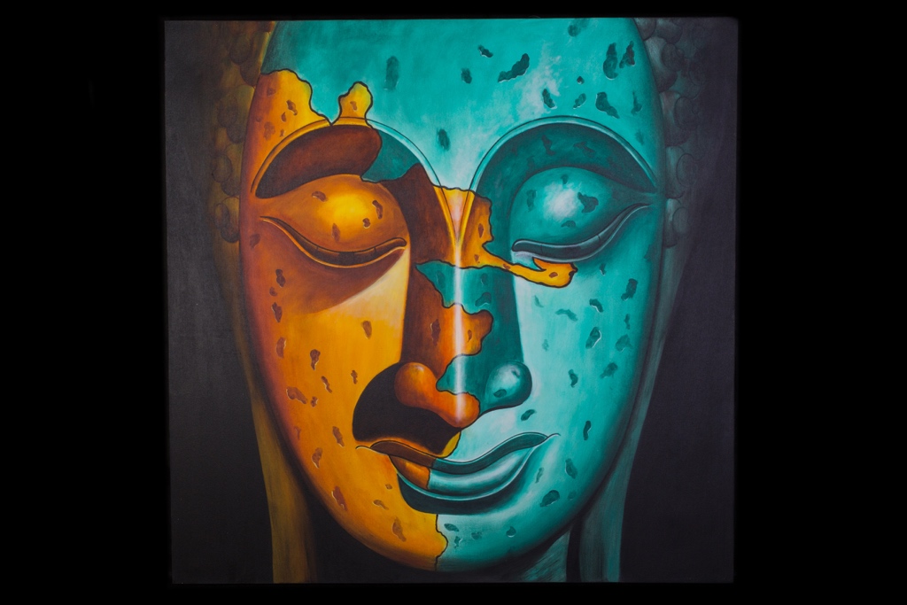 Detail Buddhovy tváře NENÍ SKLADEM