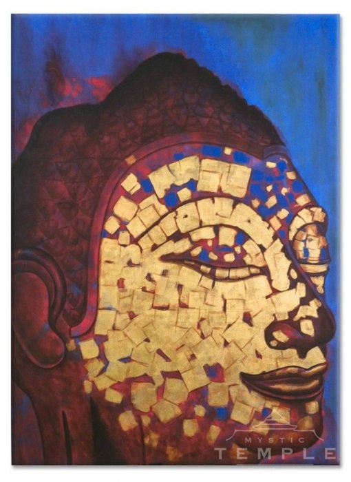 Buddha obraz na plátně