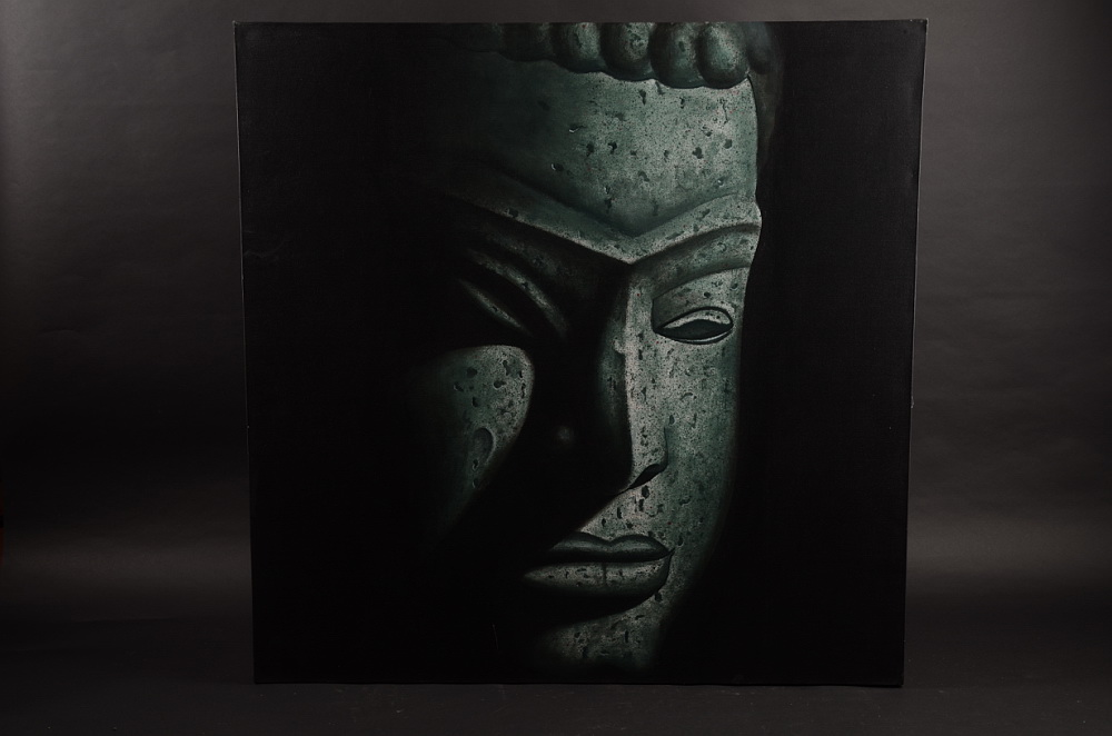 Buddha obraz na plátně