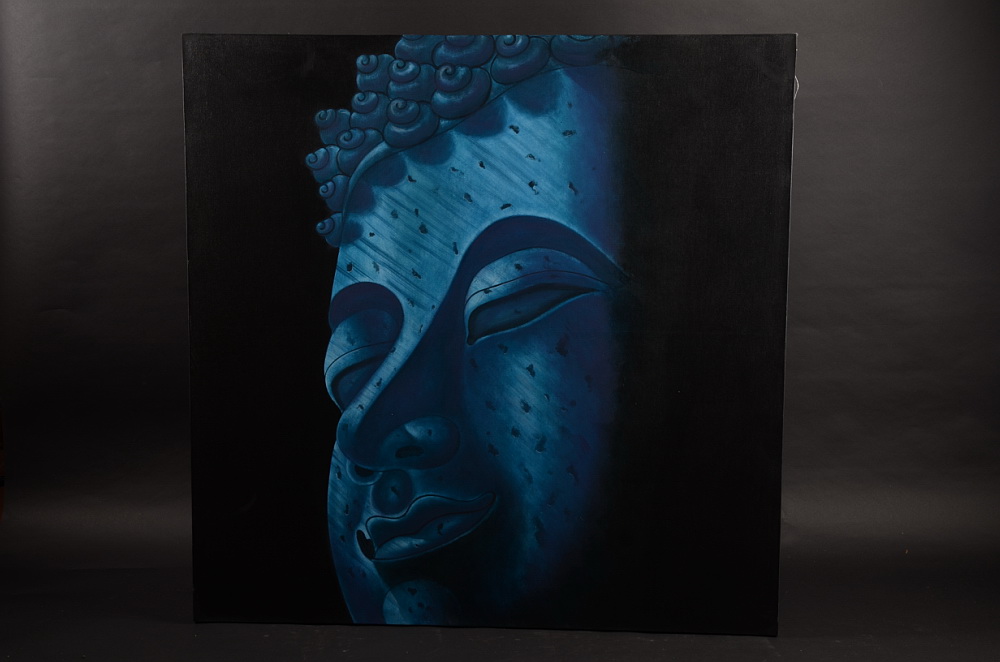 Buddhova tvář-modrá