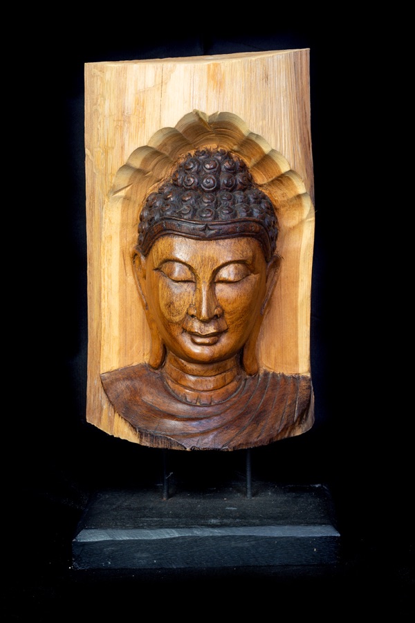 Socha Buddha hlava