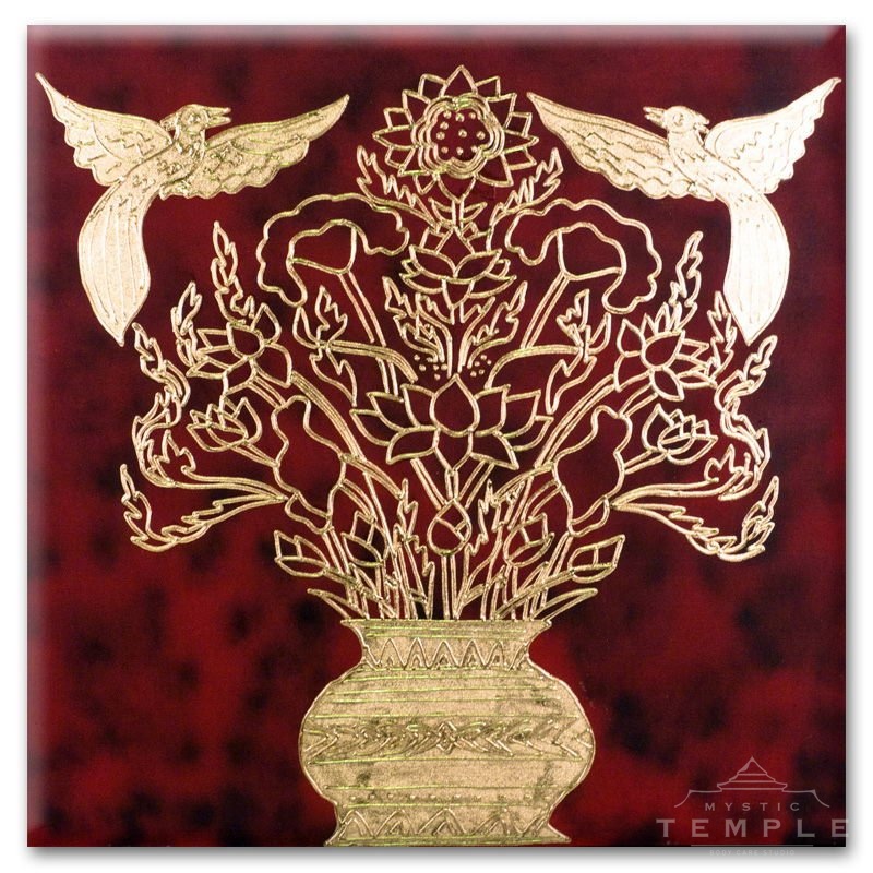 Obraz váza s květinou