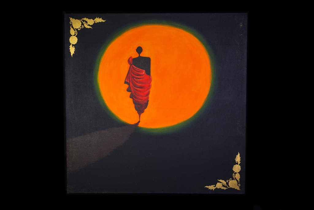 Mnich - obraz na plátně