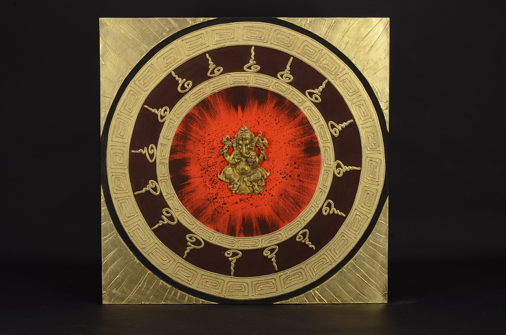 Obraz s motivem Ganeshi