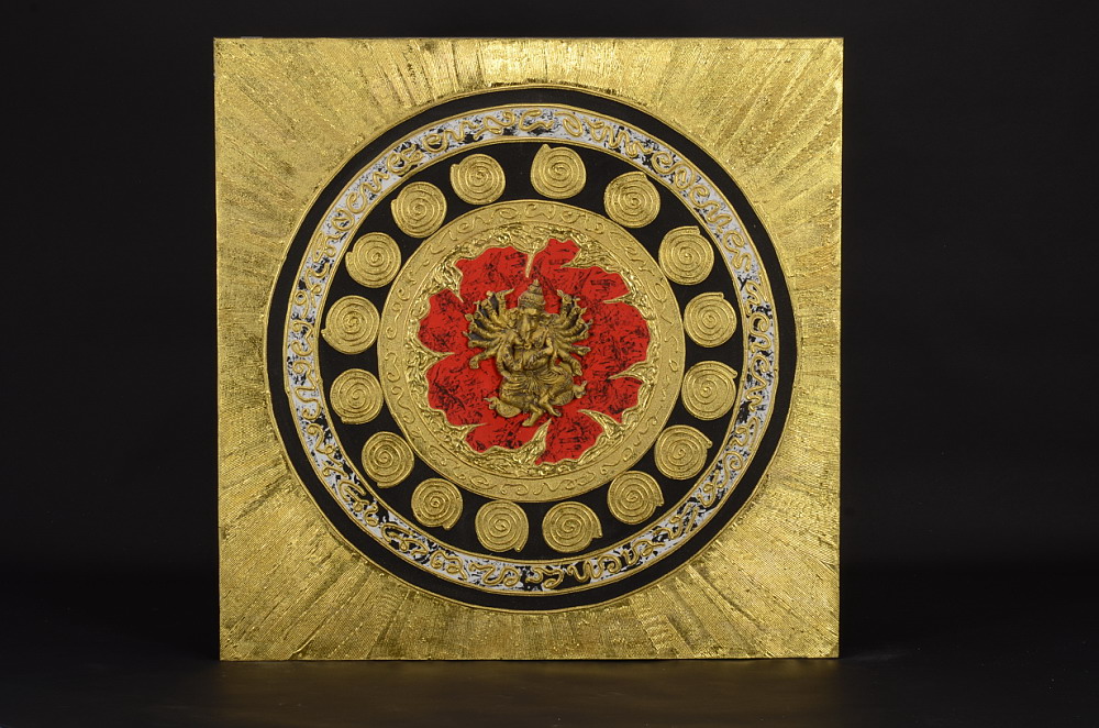 Obraz s motivem Ganeshi