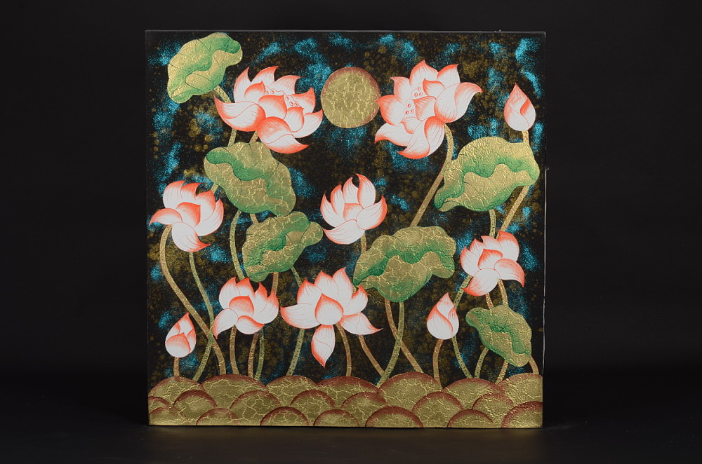 Obraz s květinami a přírodními motivy