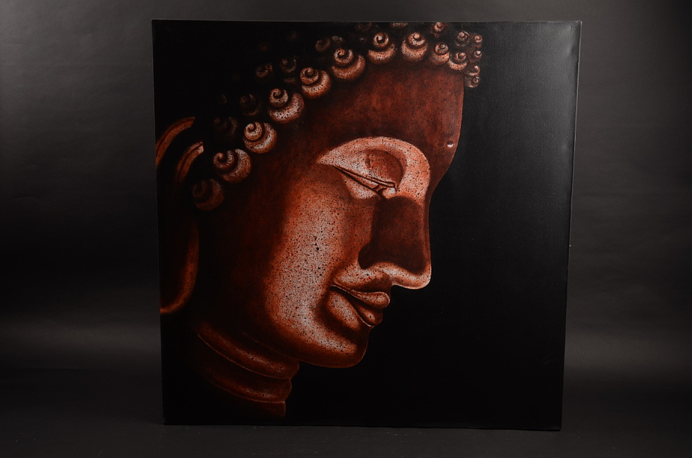 Tvář z profilu-obraz na plátně