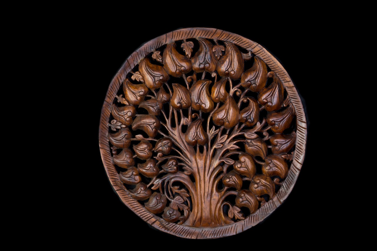 Dřevořezba rozvětvený strom