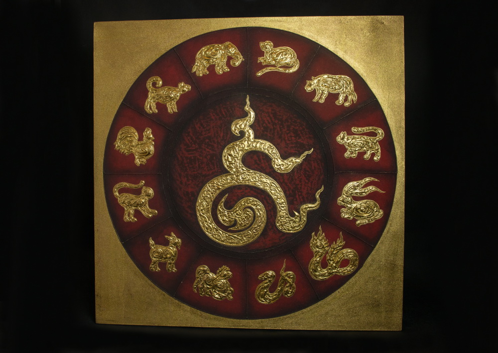 Obraz na plátně s motivem zvířat v kruhu