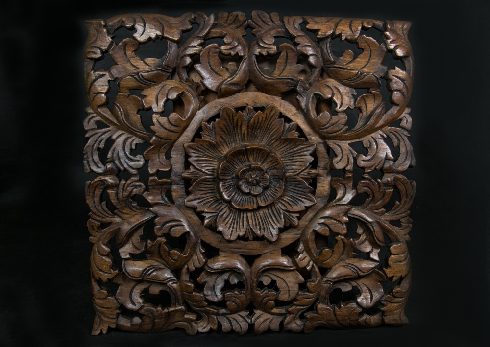 Čtvercový vyřezávaný obraz NENÍ SKLADEM